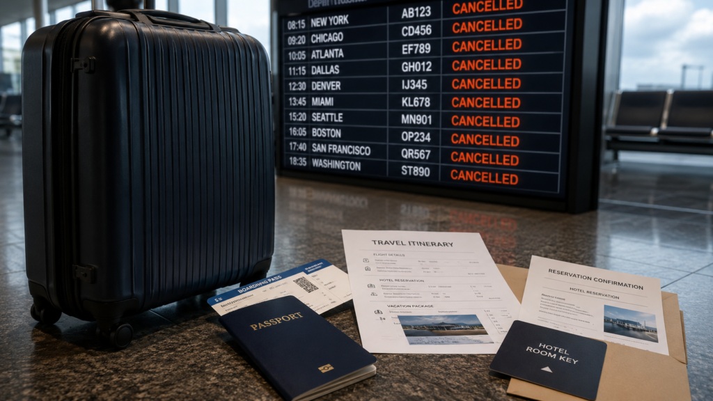 CANCELAMENTO DE VOOS, HOSPEDAGENS E PACOTES DE VIAGENS. CONHEÇA SEUS DIREITOS