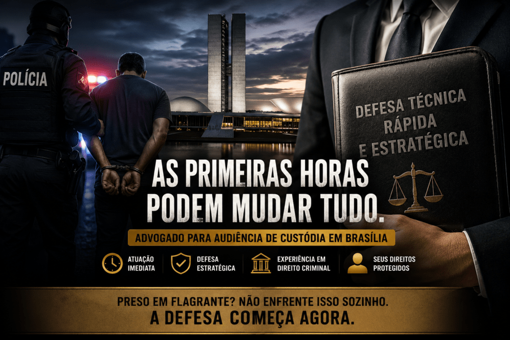 Advogado para Audiência de Custódia em Brasília