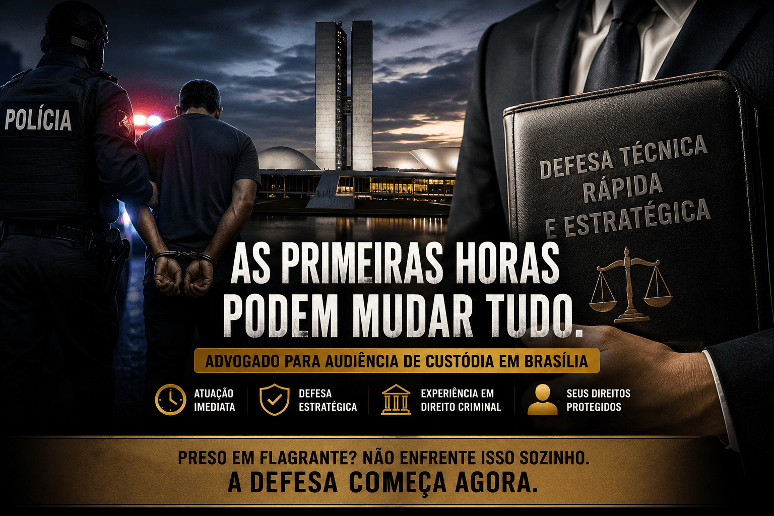 Advogado para Audiência de Custódia em Brasília