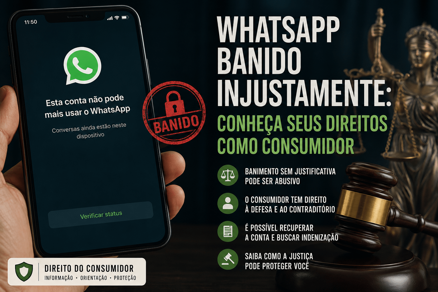 WhatsApp Banido Injustamente