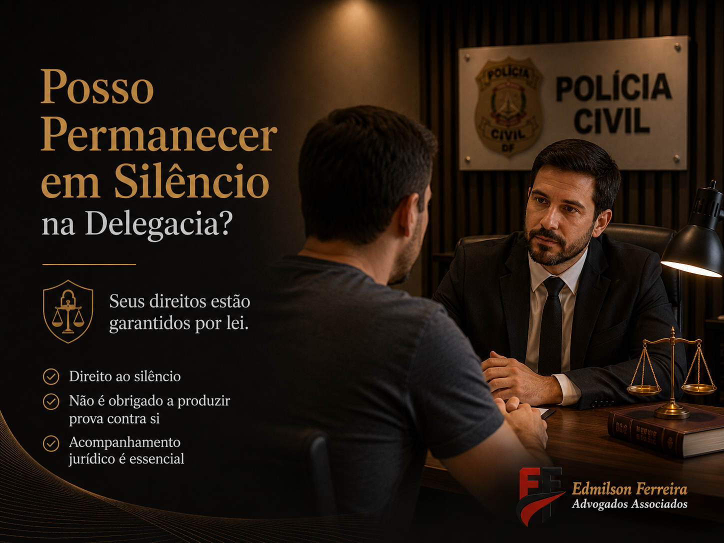 Posso Permanecer em Silêncio na Delegacia? Direitos em Brasília DF