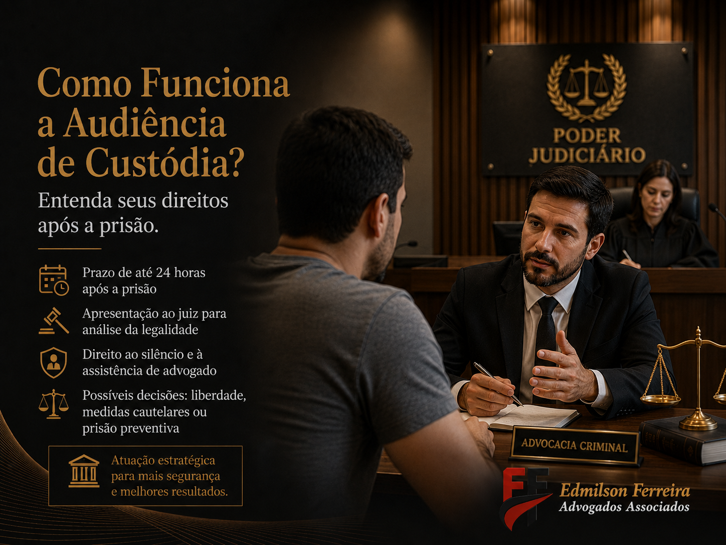 Como Funciona a Audiência de Custódia?