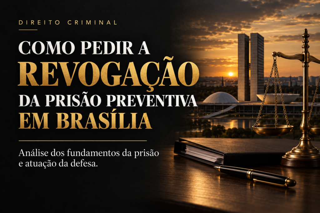 Como pedir a revogação da prisão preventiva em Brasília