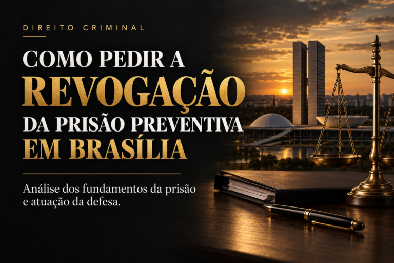 Como pedir a revogação da prisão preventiva em Brasília